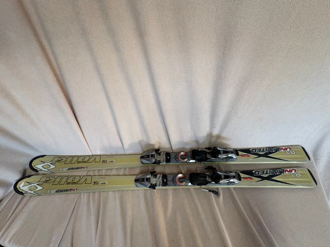 156 cm Volkl Unlimited R1 Skis With Bindings (Used)