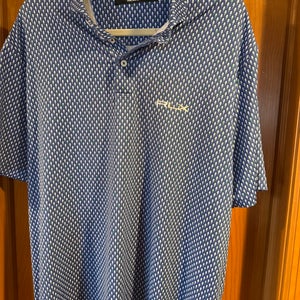 Blue Large Men's RLX Golf Shirt