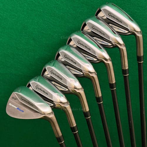 TaylorMade SpeedBlade 5-AW Iron Set Factory Matrix 55g Graphite Seniors