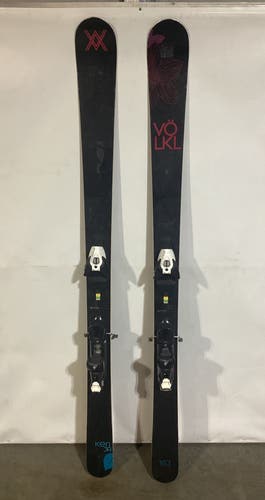 Women's 2019 Volkl Kenja 163 cm All Mountain Skis With Bindings Max Din 10 (Used)