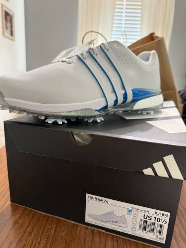 Men's Size M 10.5 (W 11.5) Adidas Tour 360 Golf Shoes (New)
