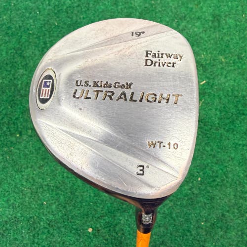 US Kids Golf Right Hand Driver 19° Graphite K-Flex 63 USA Jr’s WT-10s