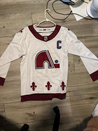 White Size 50 Men's Adidas Jersey Colorado Avalanche Gabriel Landeskog Reverse Retro