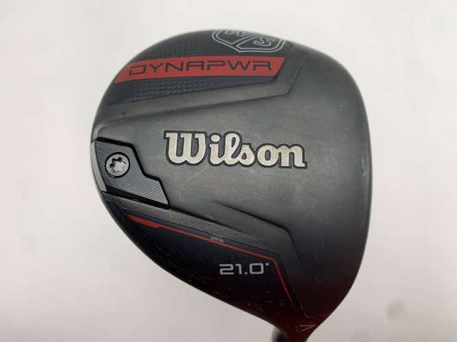 Wilson Dynapwr 7 Fairway Wood 21* HZRDUS RDX Smoke Red 5.0 50g Senior Mens RH