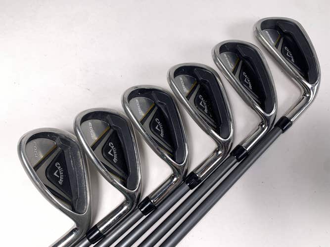 Callaway Edge 2018 Iron Set 6-PW+SW Edge 75g Regular Graphite Mens RH