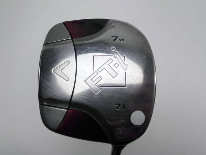 Callaway FT-i Squareway 7 Fairway Wood 21* Fujikura Sakura Ladies RH