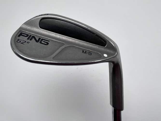 Ping MB Gap Wedge GW 52* White Dot 3* Up Cushin Z-Z65 Stiff Steel Mens RH