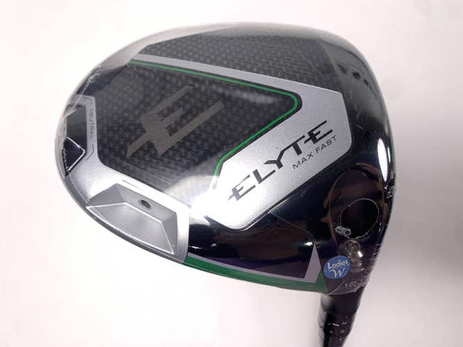 Callaway Elyte Max Fast Driver 12* Mitsubishi Chemical Eldio 40g Ladies RH NEW
