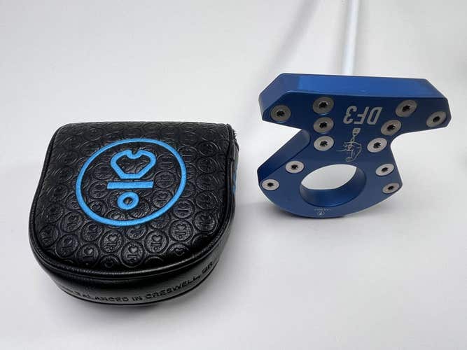 L.A.B. Golf DF3 Armlock Putter 37.5" 72* ACCRA Blue Mens RH HC
