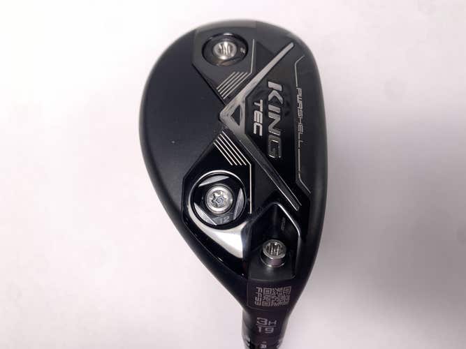 Cobra King Tec 2025 3 Hybrid 19* KBS PG Hybrid 85g Stiff Graphite Mens RH