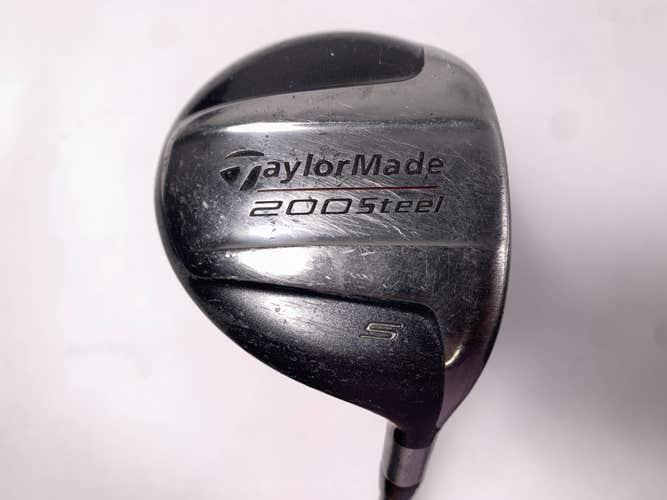 TaylorMade 200 Steel 5 Fairway Wood 18* Lite 80g Regular Graphite Mens RH