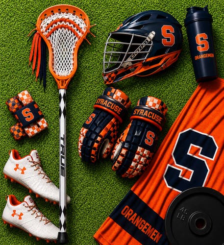 New Box Strung Far North Lacrosse Syracuse Orange "Vipr1" Head