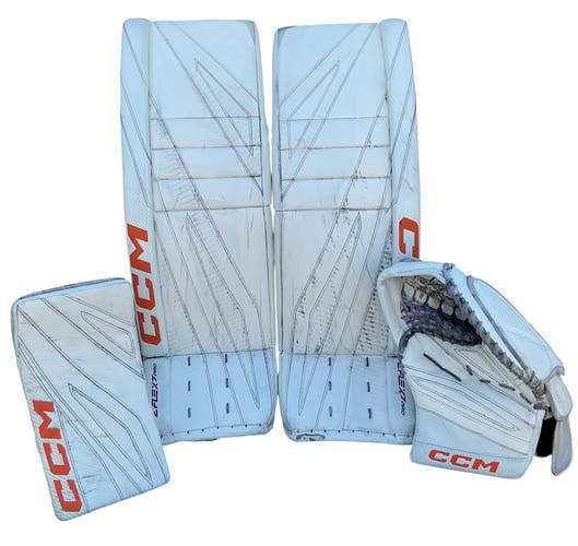 Connor Ungar Condors 36+3 CCM EFlex 7 Goalie Full Set Pro Stock (Used) 30327