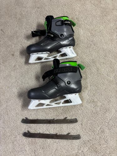 2022 Bauer Konekt HF2 Hockey Goalie Skates Regular Width Size 5 (Used)