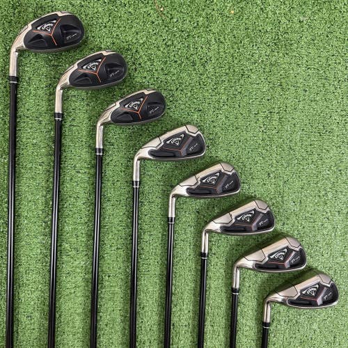 Callaway FT i-Brid Hybrid Iron Set 3-PW Regular Flex Graphite 75g Left Handed