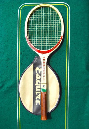 Esquire Lady Elite Wooden Racquet L 4 3/8 Strung 18x20 MINT Made in Korea