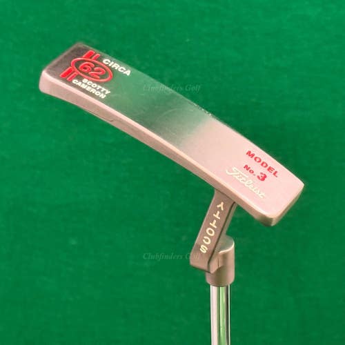 Scotty Cameron Circa 62 Model No. 3 Charcoal Mist 35" Putter Club Titleist w/ HC