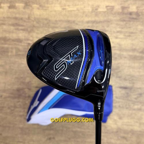 9.5 Driver- Mizuno ST Max 230 w/ Headcover / HZRDUS, X Stiff (2991)