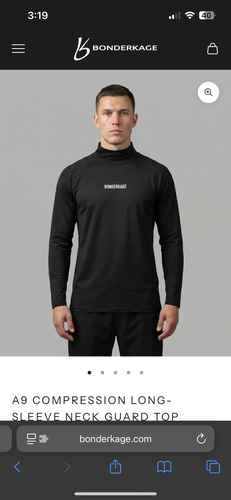 Bonderkage Neck Guard Long Sleeve Compression (Brand New Large)