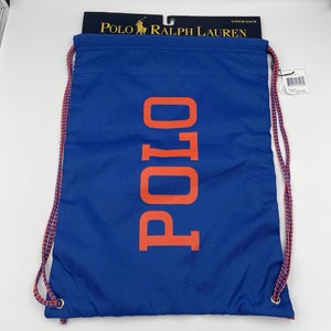 Polo Ralph Lauren NWT Drawstring Cinch Sack Backpack Bag RARE 12.5" x 17"