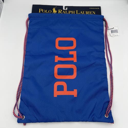 Polo Ralph Lauren NWT Drawstring Cinch Sack Backpack Bag RARE 12.5" x 17"