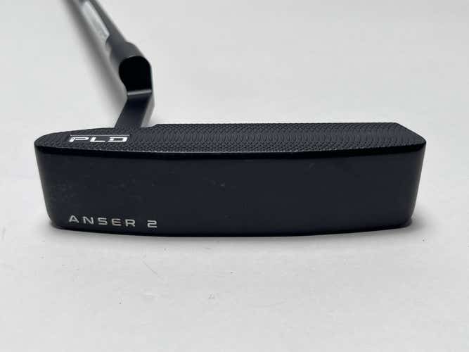 LEFTY Ping PLD Milled Anser 2 Matte Black Putter 35" Black Dot Mens LH