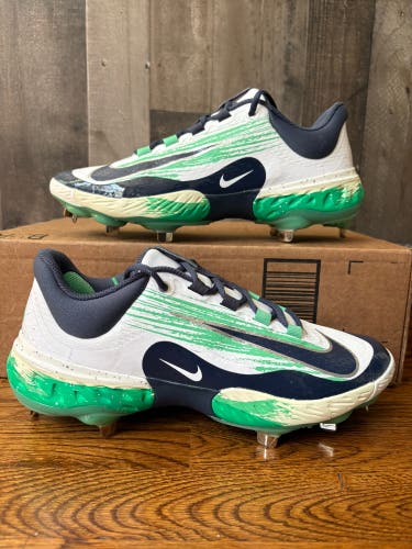 Nike Alpha Huarache Elite Low 4 Baseball Cleats Mens Sz 10 Fathers Day 2024 PE