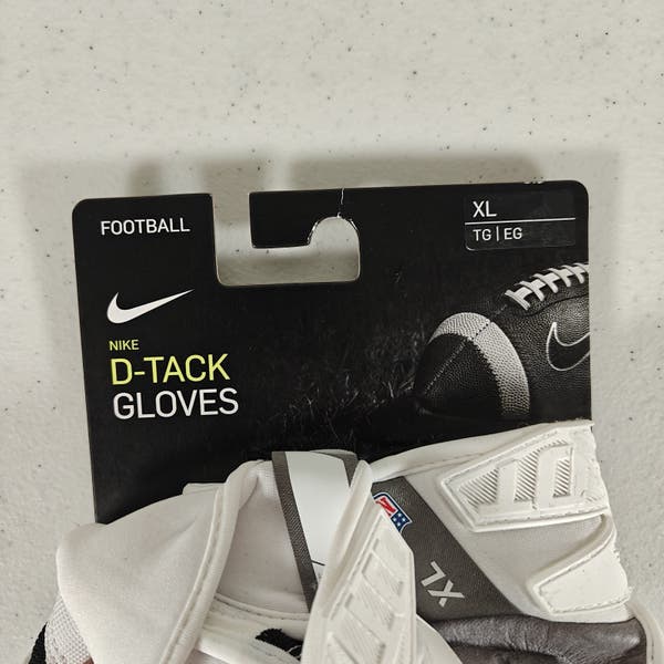 NWT men's XL nike D-TACK 6.0 Padded Lineman White/black-grey