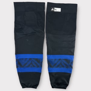 Pro Stock New adidas XL, XL+ Toronto Maple Leafs Drew House Flipside Black Hockey Socks