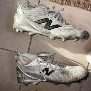 White Men's Size M 12.0 (W 13.0) Adult New Balance Freeze Mid Top (Used)