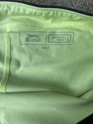 Women’s black and florescent yellow/green Slazenger skirt