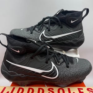 Nike Alpha Huarache NXT Black Metal Baseball Cleats DJ6517-010 Men’s Sz 8.5 NIB
New With Box