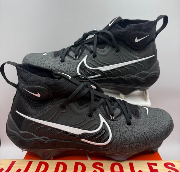 Nike Alpha Huarache NXT Black Metal Baseball Cleats DJ6517-010 Men’s Sz 8.5 NIB
New With Box