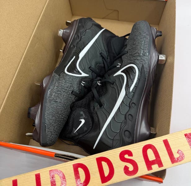 Nike Alpha Huarache NXT Black Metal Baseball Cleats DJ6517-010