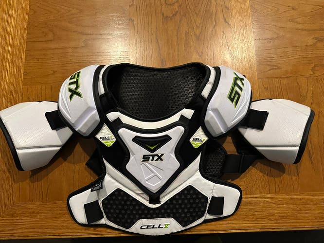 Small Adult STX Cell V Shoulder Pads (Used)