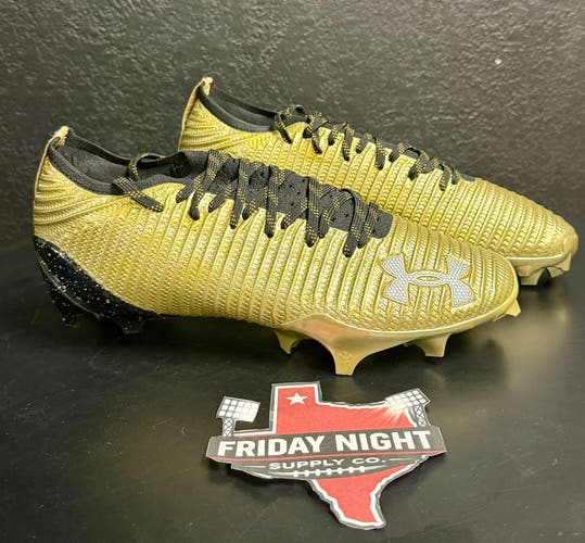 Under Armour Blur Pro “Golden Child” Football Cleats Men’s Size 11 Gold Black NEW