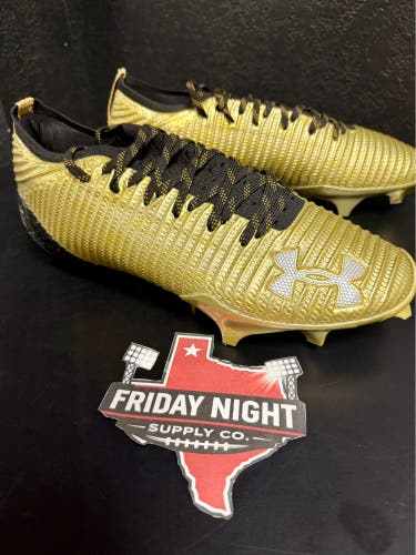 Under Armour Blur Pro “Golden Child” Football Cleats Men’s Size 11 Gold Black NEW