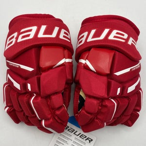 NEW Bauer Supreme Matrix Gloves, Red, 11”