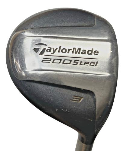 TaylorMade 200 Steel 3 Wood 15* RH Men's Regular Graphite 42" New Midsize Grip