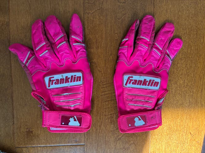 Small Franklin CFX PRO Batting Gloves (Used) Pink