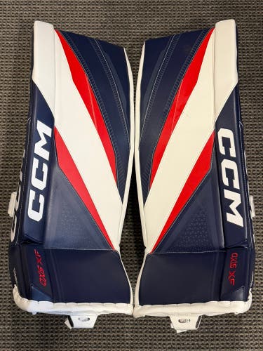 CCM Axis XF Goalie Leg Pads 31+1 - New