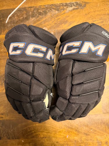 CCM JetSpeed FT1 Gloves 14" Pro Stock (Used) Washington Retro