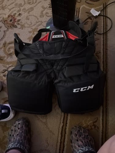 Junior Medium 2022 CCM Axis F5 Hockey Goalie Pants (Used)