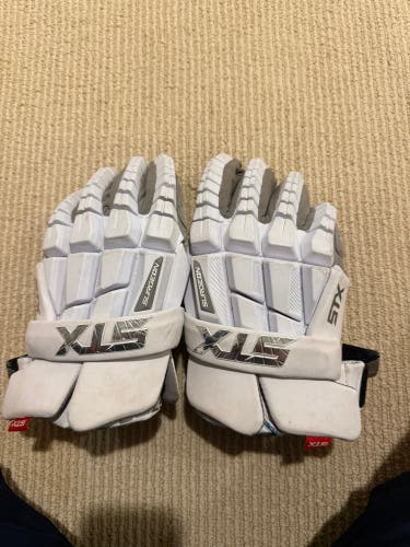 STX Surgeon RZR2 Lacrosse Gloves (Used)