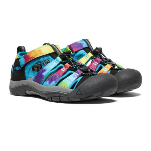 Keen Newport H2 1018441 Water Sandals Kids Rainbow Tie Dye Bumper Toe DDK1056