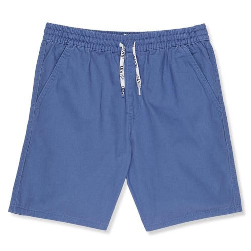 Levis Shorts Kids XL True Navy Woven Flat Front Drawstring Waist Outdoor NLW129