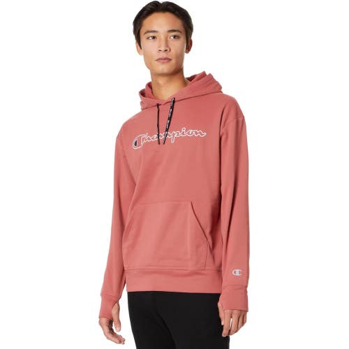 Champion Game Day Hoodie Men's S Red Graphic Kangaroo Pockets Relaxed Fit NLW360