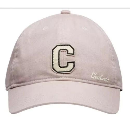 Carhartt Force Baseball Cap Men's Pink Denim C Patch Adjustable Strap Hat DAB322