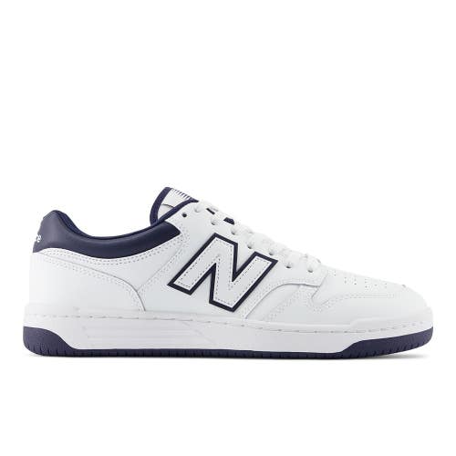 New Balance 480 BB480LWN Sneakers Men's US 9 White Blue Lifestyle Shoes DDK1023