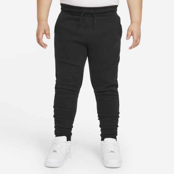 Nike Sportswear Tech Fleece Joggers Boys XL Black Drawstring Waist Active NLW134